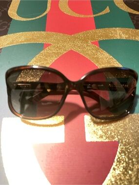 Gucci GG 3646/S Oversized Tortoise (Havana) Sunglasses With Case